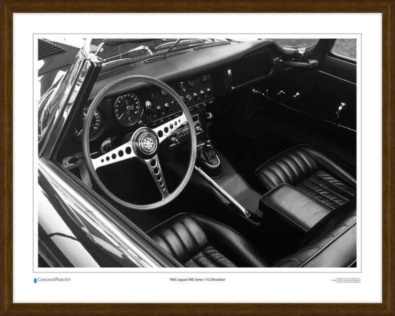 1965 Jaguar XKE Series 1 4.2 Roadster / CPA605B / Black and White