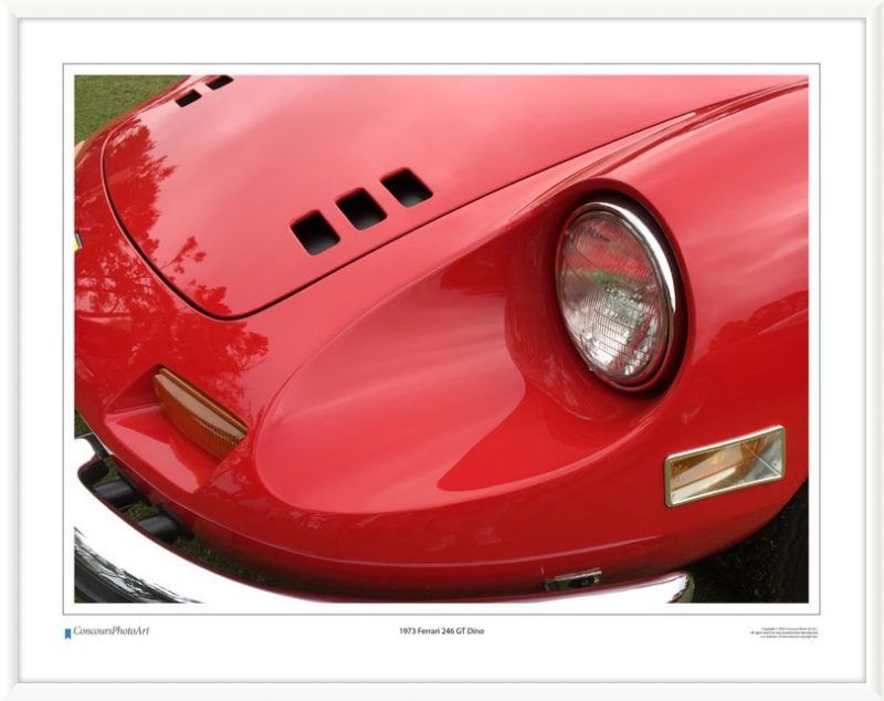 1973 Ferrari 246 GT Dino / CPA208A / Color Image