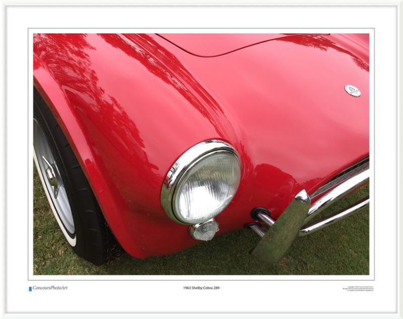 1963 Shelby Cobra 289 / CPA303A / Color Image