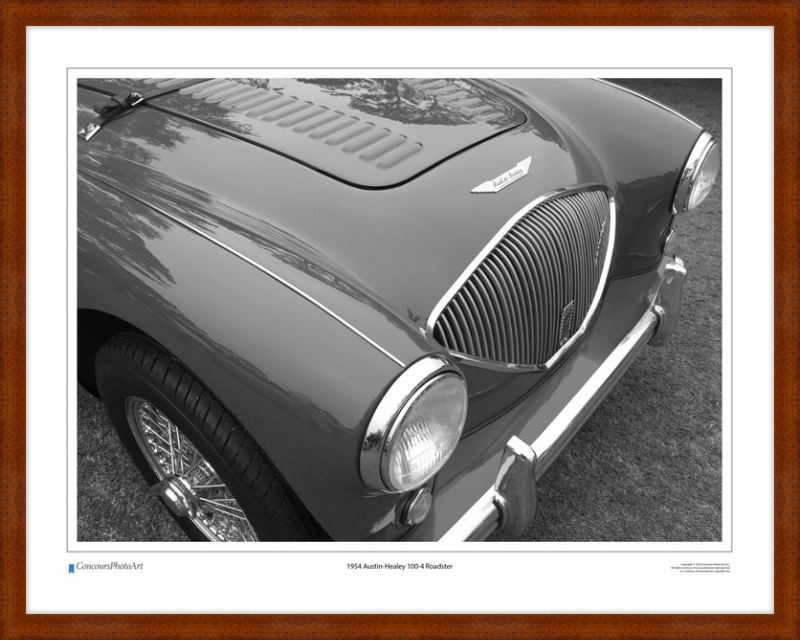 1954 Austin-Healey 100-4 / CPA112B / Black and White