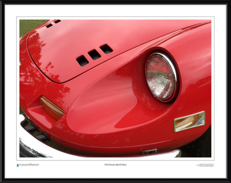 1973 Ferrari 246 GT Dino / CPA208A / Color Image