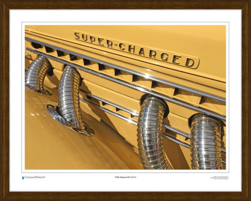 1938 Auburn 851 S/C 5 / CPA306A / Color Image