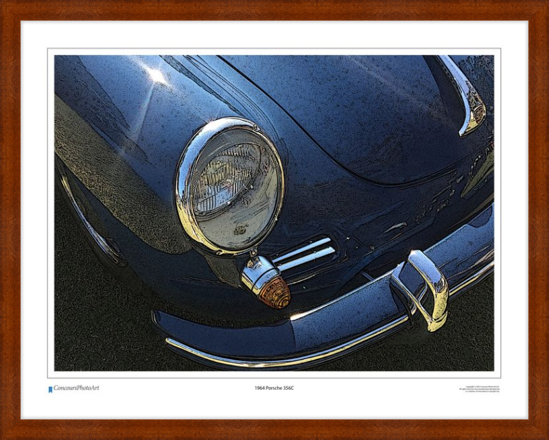 1964 Porsche 356C / CPA211C / Stylized Image