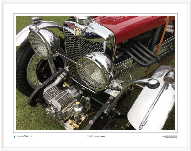 1933 MG J2 Supercharged / CPA101A / Color Image