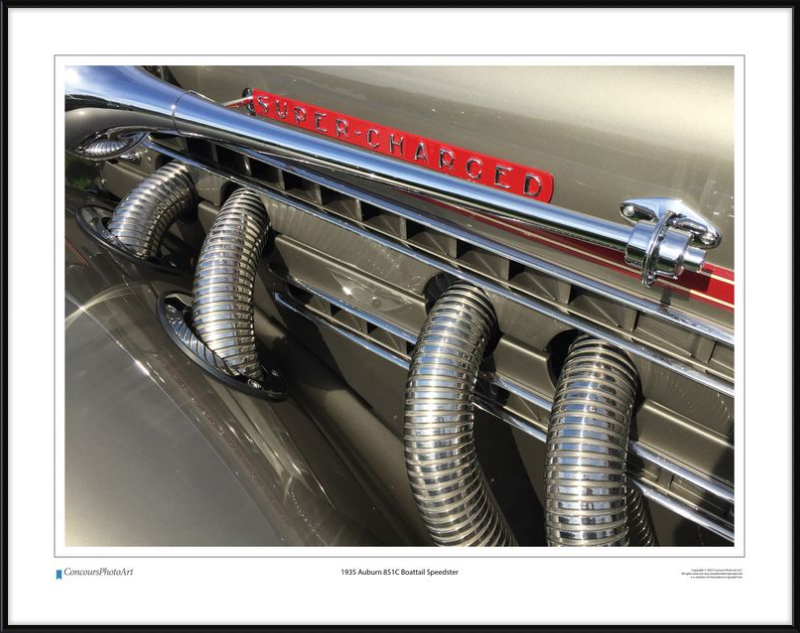 1935 Auburn 851C Boattail Speedster / CPA310A / Color Image