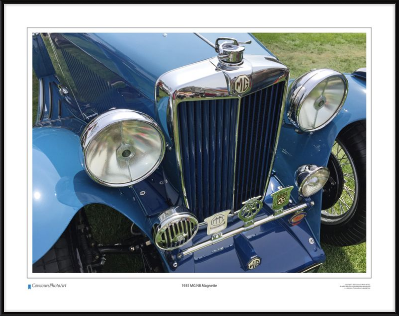 1935 MG NB Magnette / CPA105A / Color Image