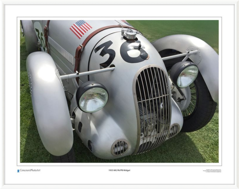1935 MG PA/PB Midget / CPA410A / Color Image