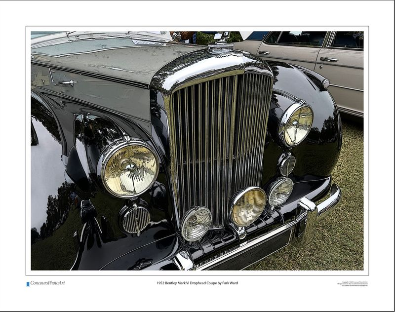 1952 Bentley Mark VI Drophead Coupe by Park Ward / CPA114C / Stylized Image