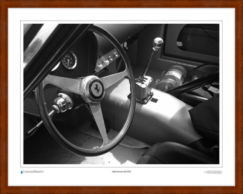 1962 Ferrari 250 GTO / CPA601B / Black and White