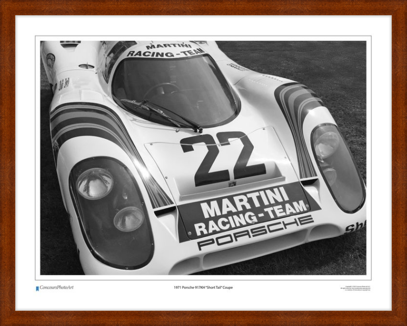 1971 Porsche 917KH "Short Tail" Coupe / CPA409B / Black and White