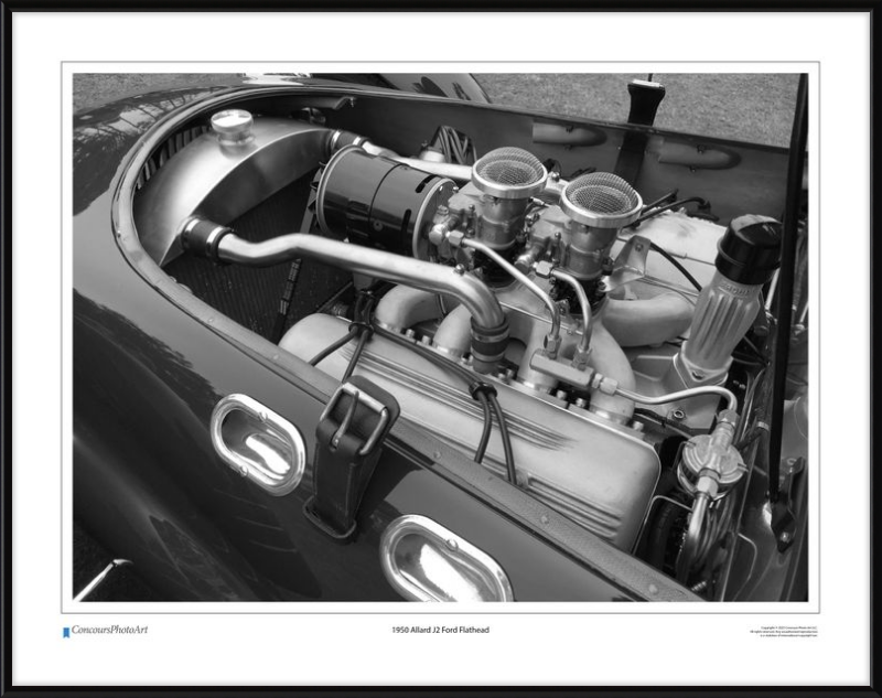 1950 Allard J2 Ford Flathead / CPA701B / Black and White