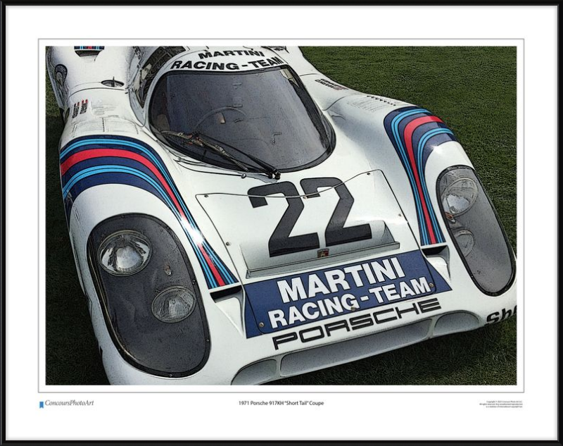 1971 Porsche 917KH "Short Tail" Coupe / CPA409C / Stylized Image