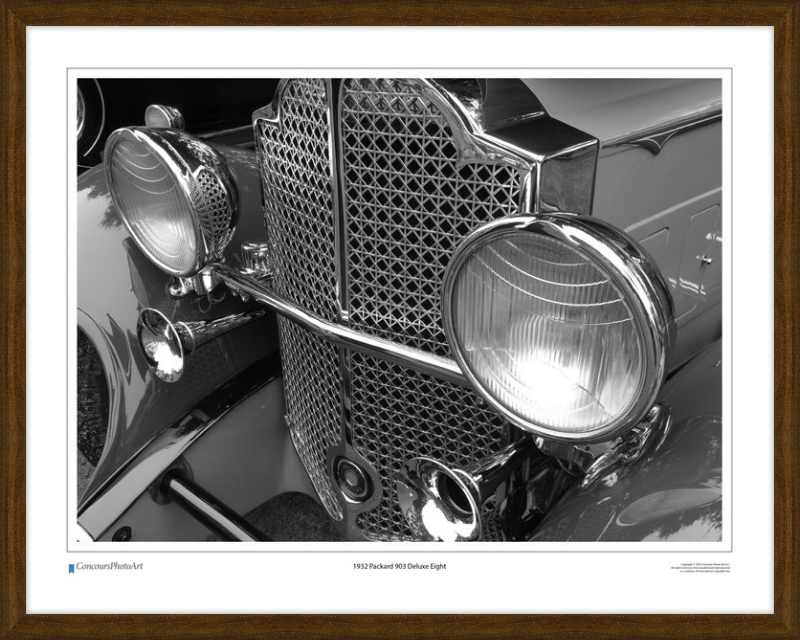 1932 Packard 903 Deluxe Eight / CPA312B / Black and White