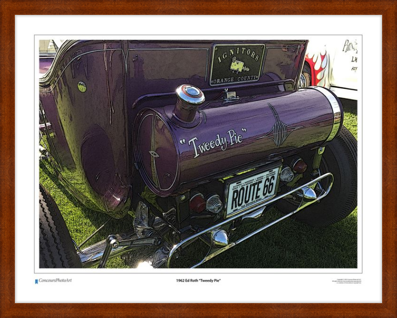 1962 Ed Roth "Tweedy Pie" / CPA512C / Stylized Image