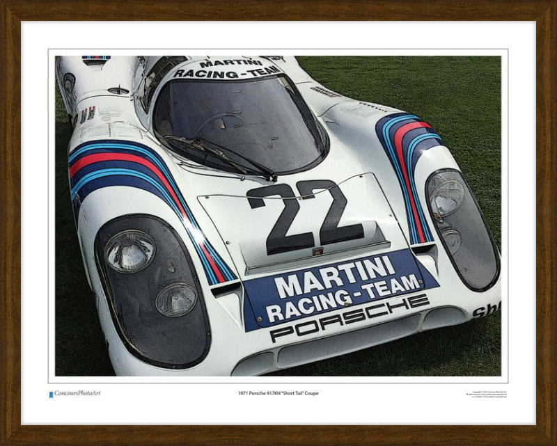 1971 Porsche 917KH "Short Tail" Coupe / CPA409C / Stylized Image