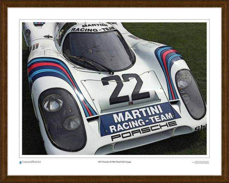 1971 Porsche 917KH "Short Tail" Coupe / CPA409C / Stylized Image