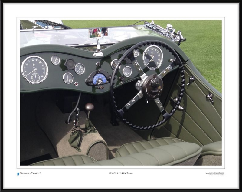 1934 SS 1 2½-Litre Tourer / CPA612A / Color Image
