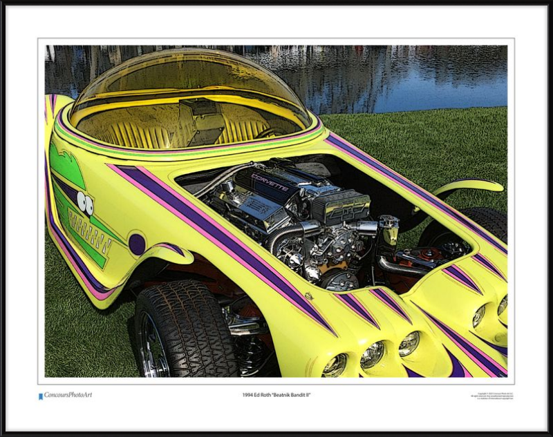 1994 Ed Roth "Beatnik Bandit II" / CPA507C / Stylized Image