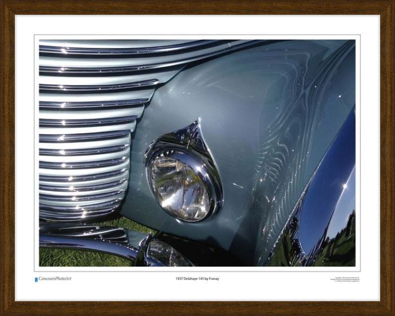 1937 Delahaye 145 by Franay / CPA204A / Color Image