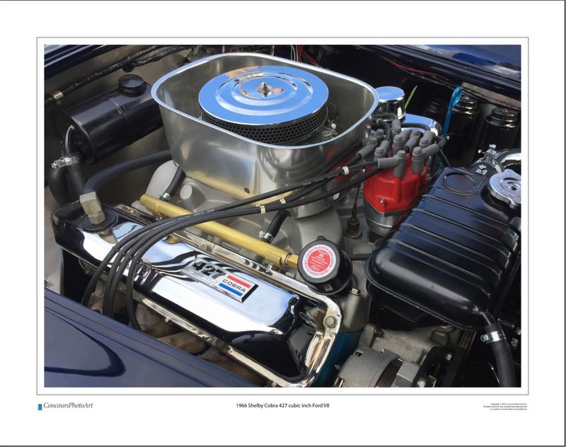 1966 Shelby Cobra 427 cubic inch Ford V8 / CPA711A / Color Image