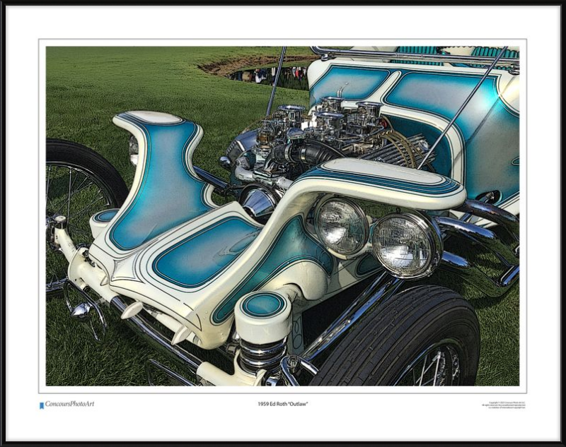 1959 Ed Roth "Outlaw" / CPA509C / Stylized Image