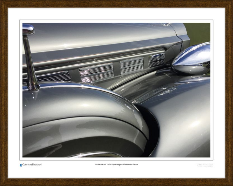 1938 Packard 1605 Super Eight Convertible Sedan / CPA308A / Color Image
