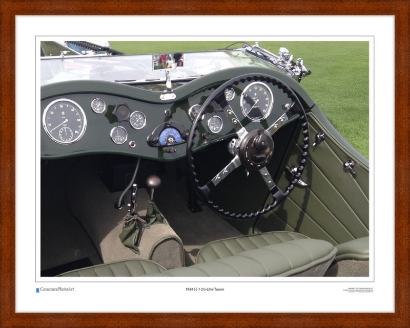 1934 SS 1 2½-Litre Tourer / CPA612A / Color Image