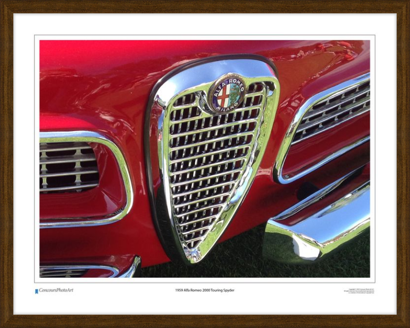 1959 Alfa Romeo 2000 Touring Spyder / CPA209A / Color Image