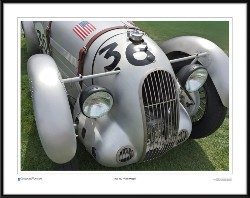 1935 MG PA/PB Midget / CPA410A / Color Image