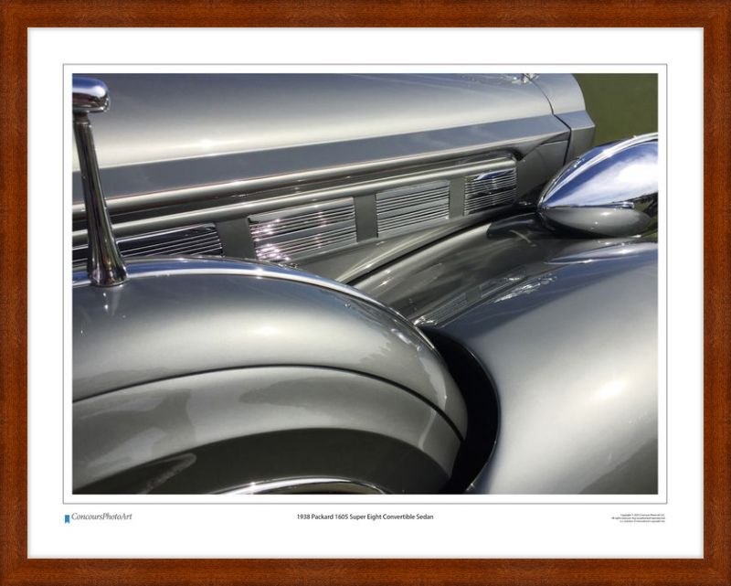 1938 Packard 1605 Super Eight Convertible Sedan / CPA308A / Color Image