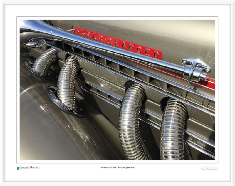 1935 Auburn 851C Boattail Speedster / CPA310A / Color Image