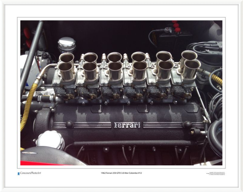 1962 Ferrari 250 GTO 3.0-liter Colombo V12 / CPA705A / Color Image