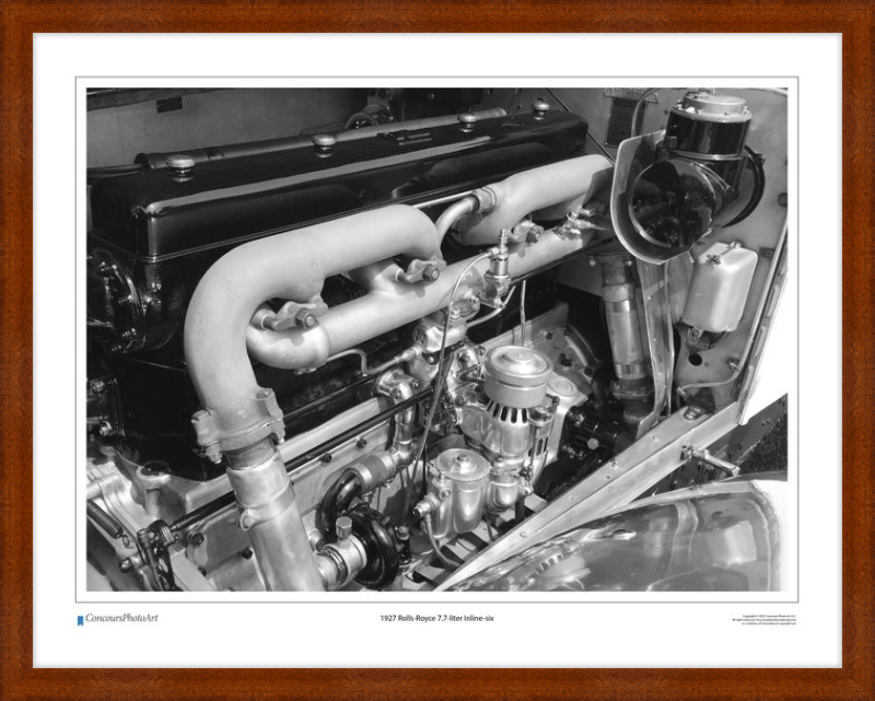 1927 Rolls-Royce 7.7-liter Inline-six / CPA702B / Black and White