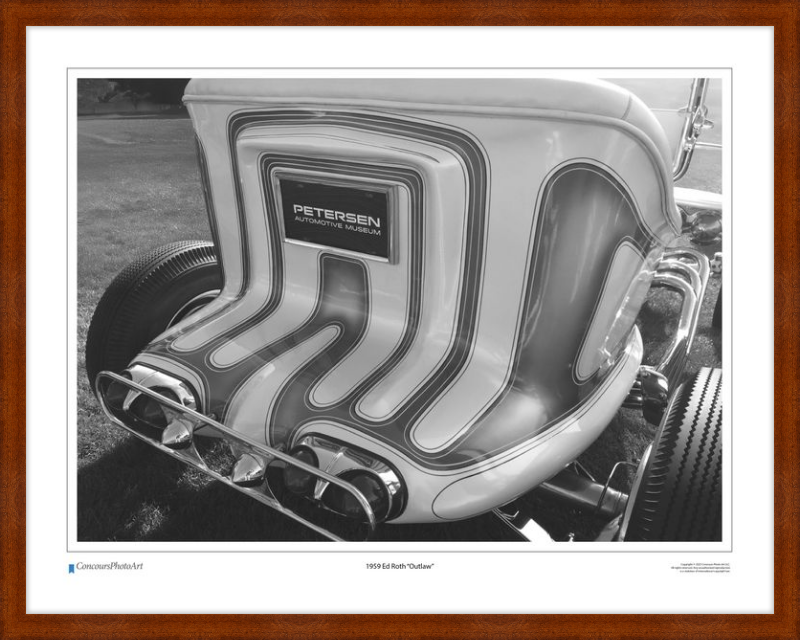 1959 Ed Roth "Outlaw" / CPA510B / Black and White