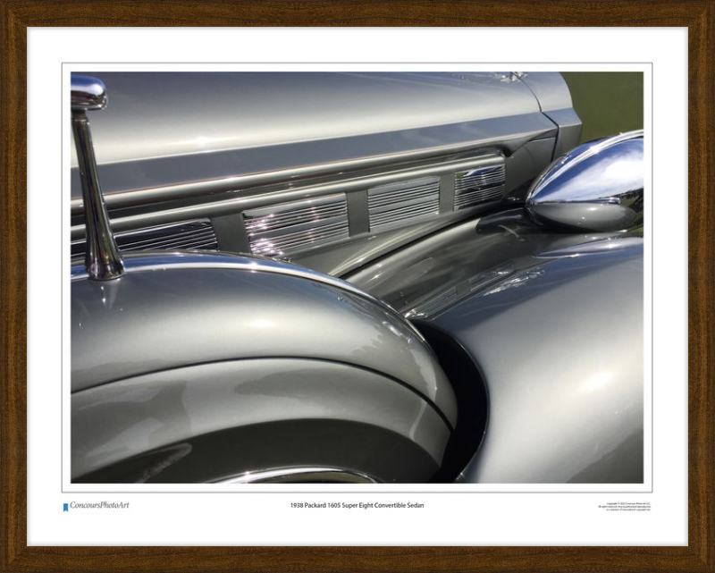 1938 Packard 1605 Super Eight Convertible Sedan / CPA308A / Color Image
