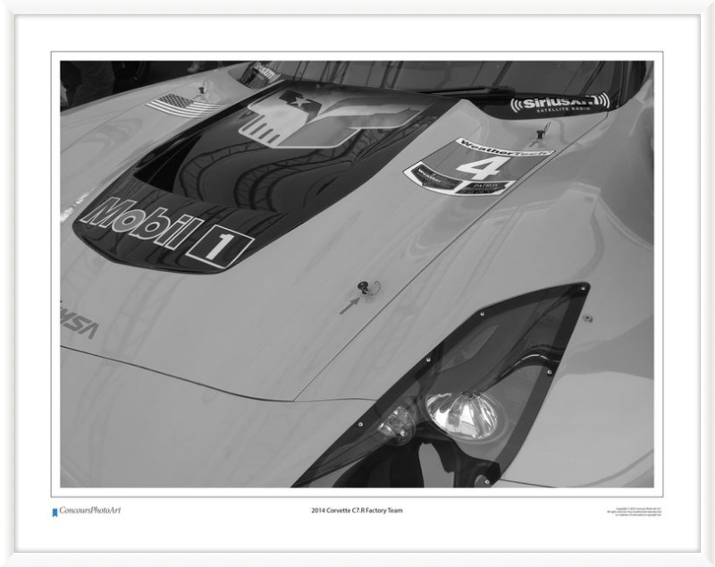 2014 Corvette C7.R Factory Team / CPA403B / Black and White