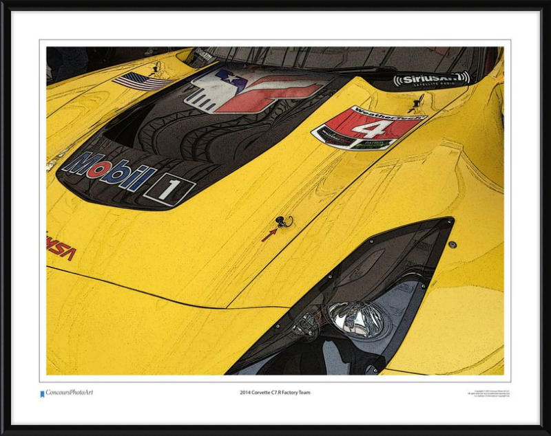 2014 Corvette C7.R Factory Team / CPA403C / Stylized Image