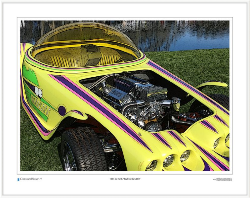 1994 Ed Roth "Beatnik Bandit II" / CPA507C / Stylized Image