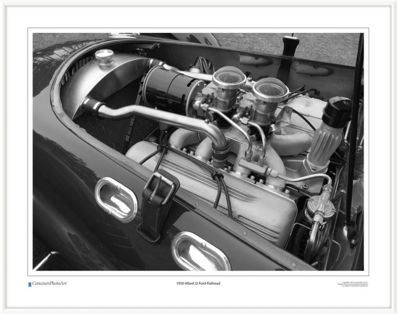 1950 Allard J2 Ford Flathead / CPA701B / Black and White