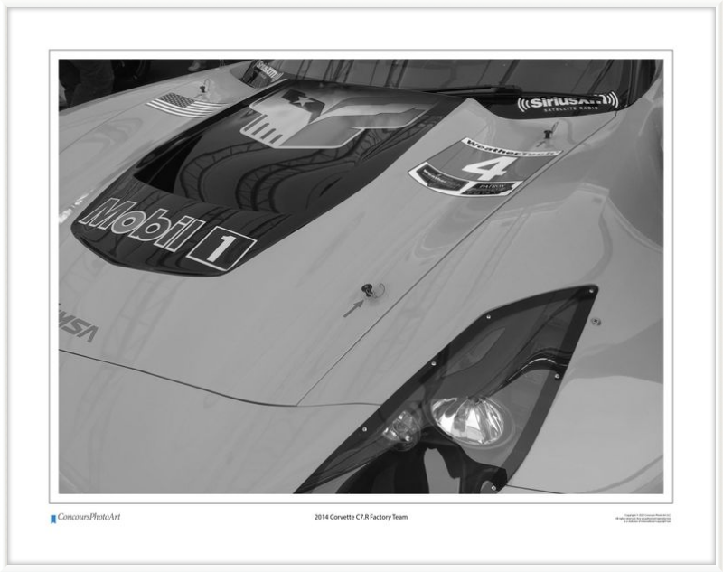 2014 Corvette C7.R Factory Team / CPA403B / Black and White