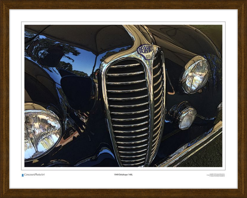 1949 Delahaye 148L / CPA207C / Stylized Image
