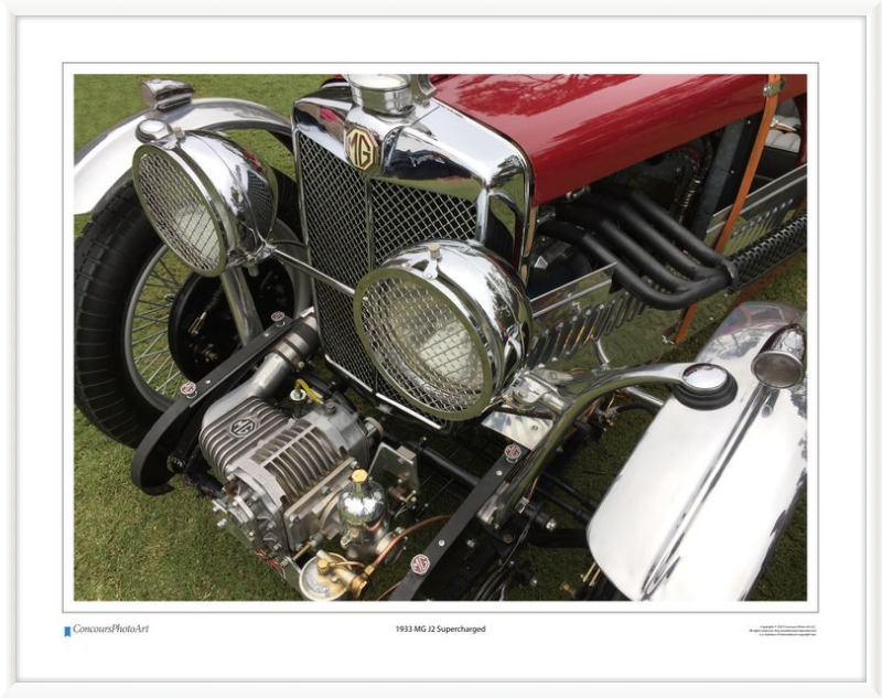 1933 MG J2 Supercharged / CPA101A / Color Image
