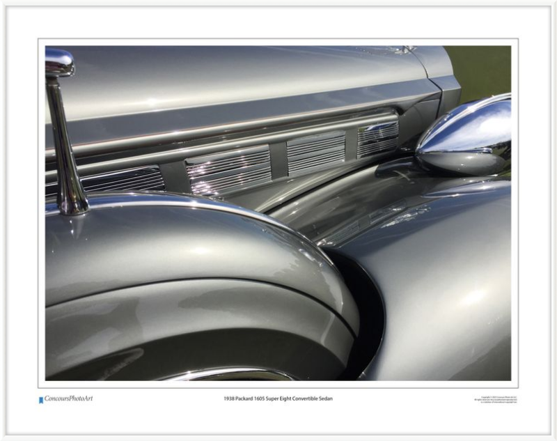 1938 Packard 1605 Super Eight Convertible Sedan / CPA308A / Color Image