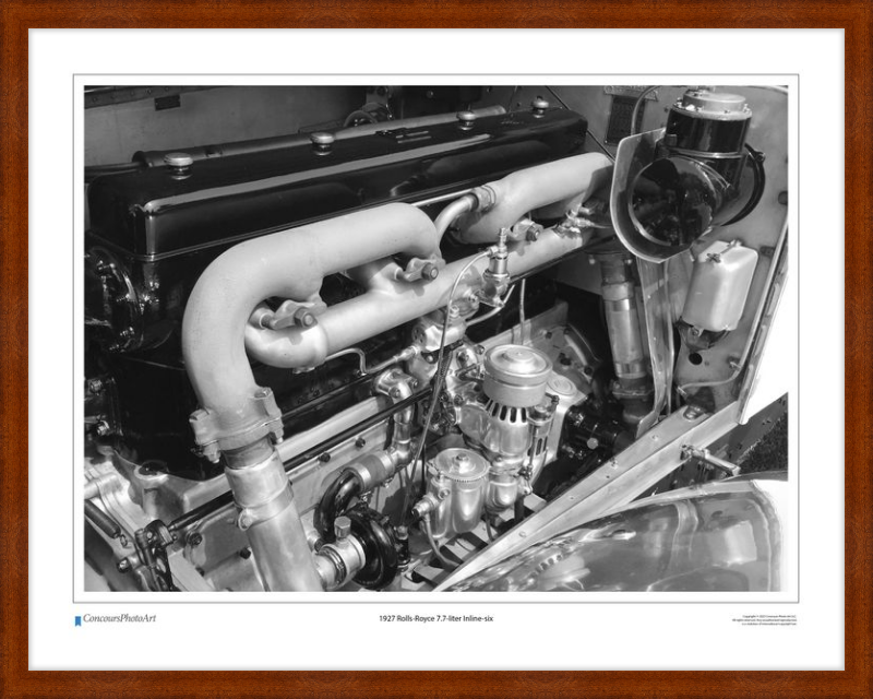1927 Rolls-Royce 7.7-liter Inline-six / CPA702B / Black and White