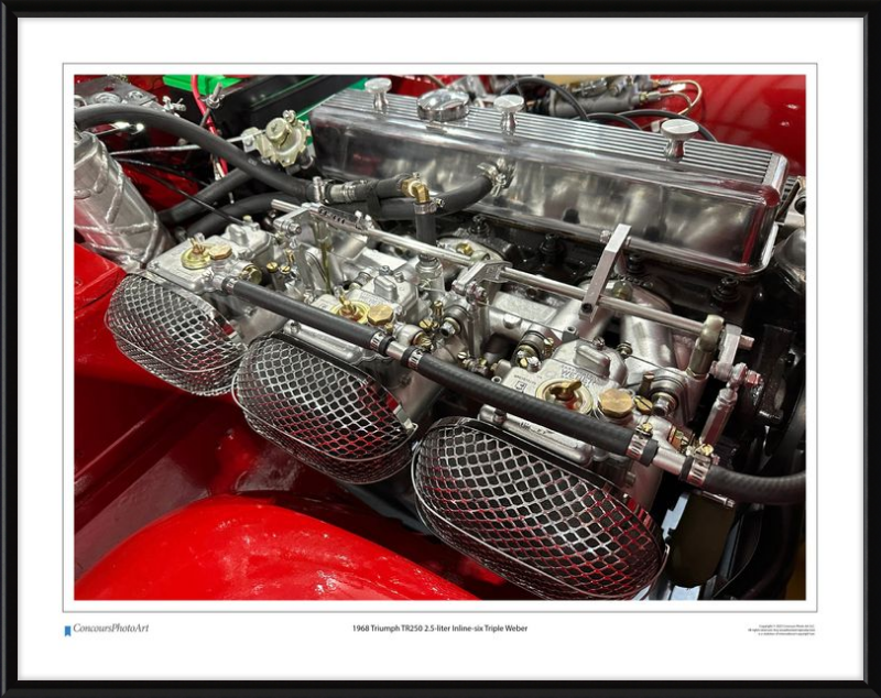 1968 Triumph TR250 2.5-liter Inline-six Triple Weber / CPA707A / Color Image
