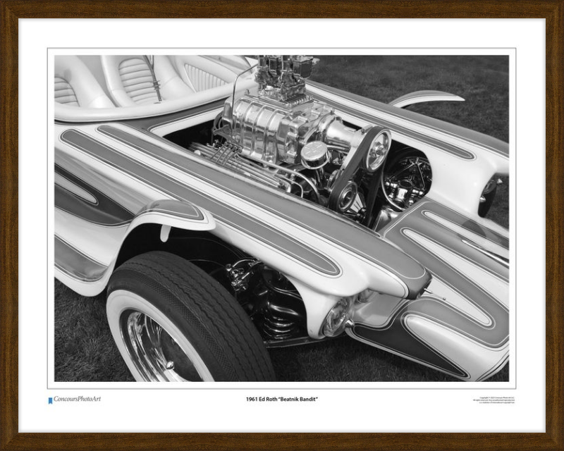1961 Ed Roth "Beatnik Bandit" / CPA511B / Black and White
