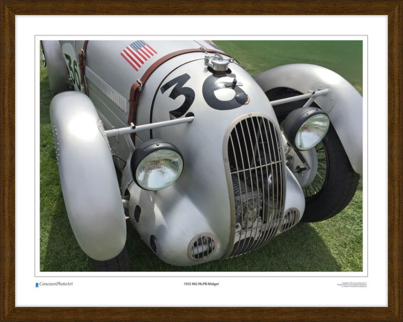 1935 MG PA/PB Midget / CPA410A / Color Image