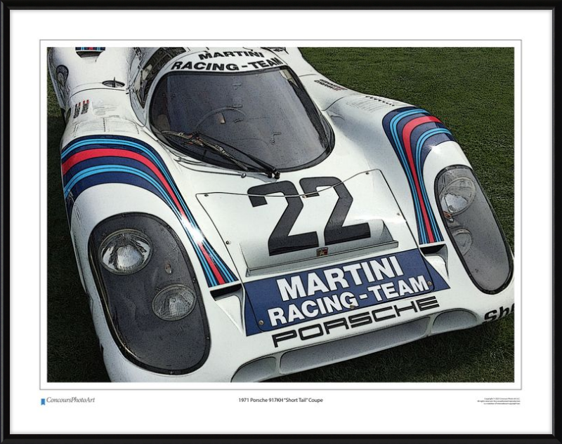 1971 Porsche 917KH "Short Tail" Coupe / CPA409C / Stylized Image