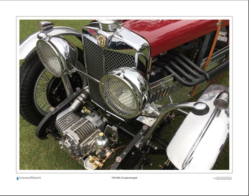 1933 MG J2 Supercharged / CPA101A / Color Image