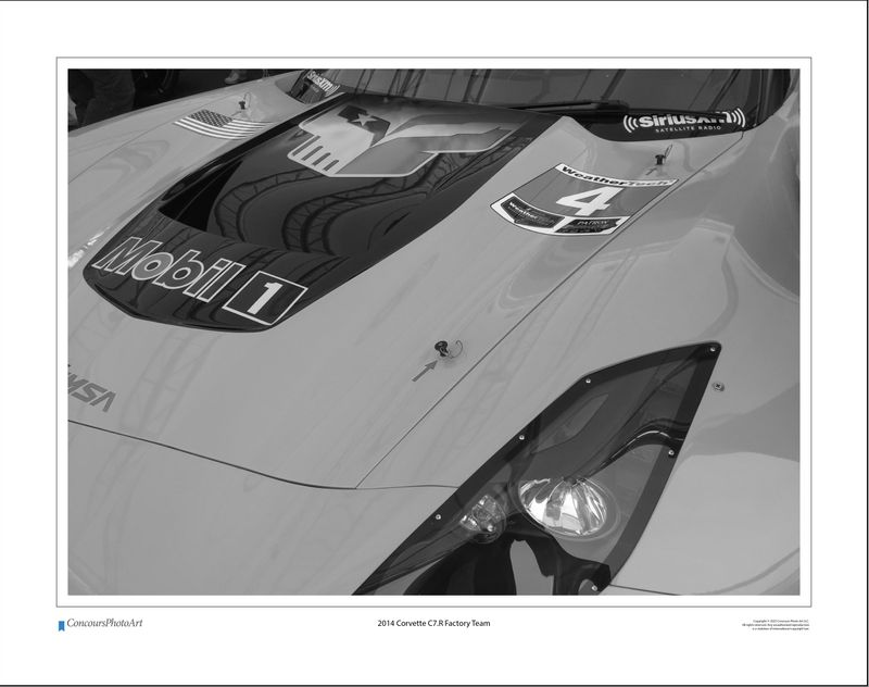2014 Corvette C7.R Factory Team / CPA403B / Black and White